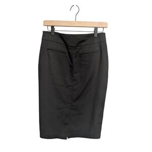 Reiss Essentials  Pencil‎ Skirt Career Office Wear Academia Classic Black Size 4